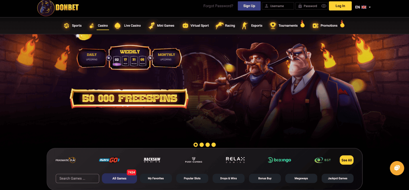 Donbet Casino non Gamstop