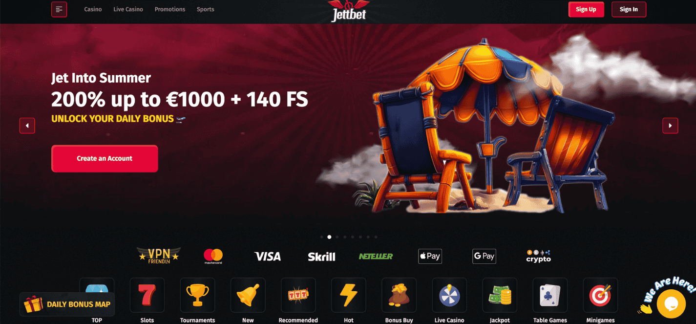 Jettbet Casino non Gamstop